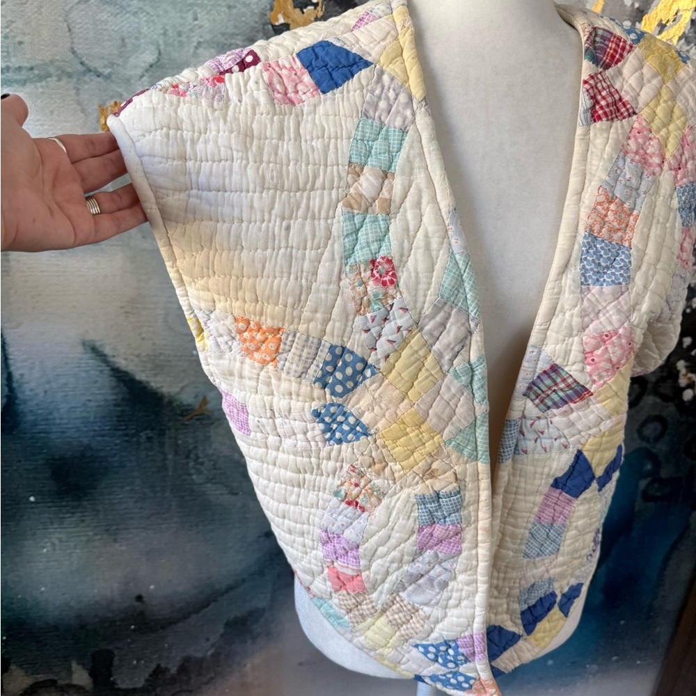 Handmade Quilted Vest - Picture 3 of 6